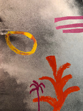 Carregar imagem no visualizador da galeria, Pôster &quot;Giz Pastel Livre Palmeira Vermelha&quot;

