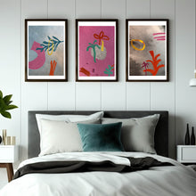 Carregar imagem no visualizador da galeria, Pôster &quot;Giz Pastel Livre Palmeira Vermelha&quot;
